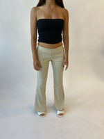 The 70's Pant - Flare Low Rise Pants in Sand